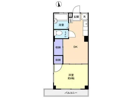 MYマンションPART3(1DK/3階)の間取り写真
