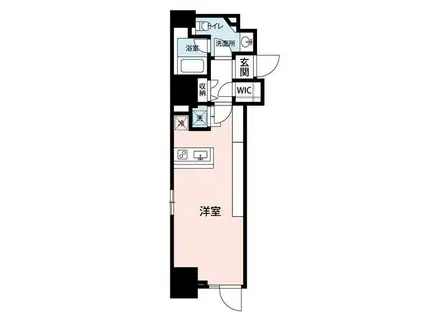 マイナビSTAYトワイライトヒルズ四ツ谷(ワンルーム/2階)の間取り写真