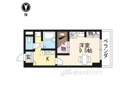 レオパレス三井田(1K/5階)の間取り写真