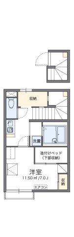 レオパレス寿(1K/2階)の間取り写真