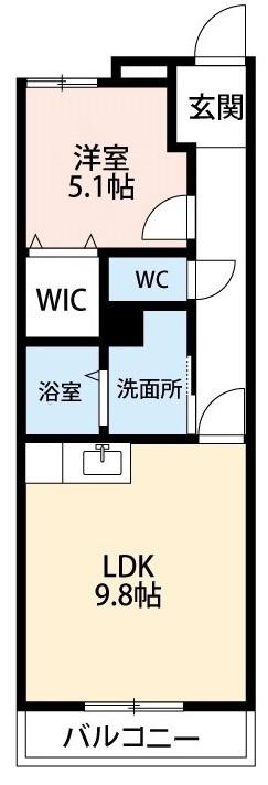 エクセレントKOYO(1LDK/1階)の間取り写真
