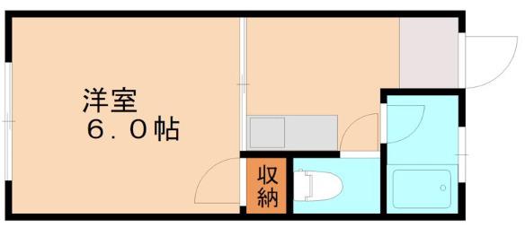 コーポニュー日吉(1K/1階)の間取り写真