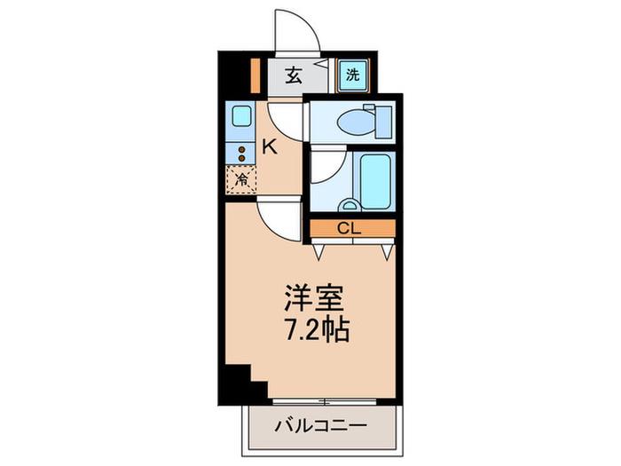 スカイコート茗荷谷壱番館(1K/5階)の間取り写真