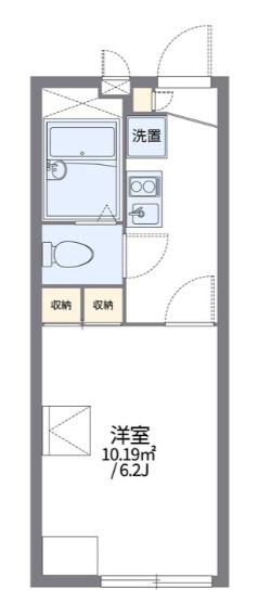 MESA(1K/1階)の間取り写真