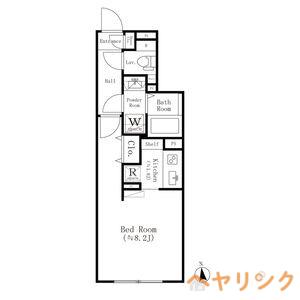 LUORE大曽根(1K/5階)の間取り写真
