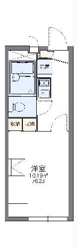 レオパレス鶴巻(1K/2階)の間取り写真