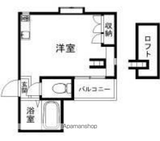 オーベスト加納(ワンルーム/5階)の間取り写真
