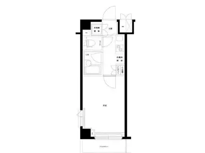  ルーブル品川南大井(1K/2階)の間取り写真