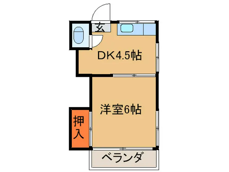 さつき荘 1階階 間取り
