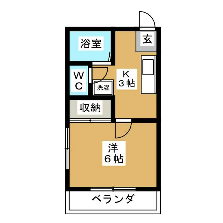 メゾンストリーム 1階階 間取り