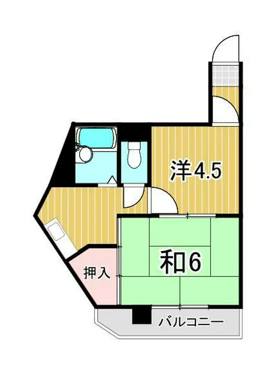 サンハイツ西日暮里 4階階 間取り