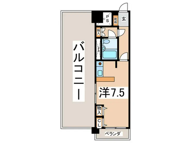 ライオンズプラザ平塚 5階階 間取り