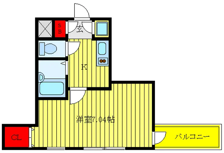 ビバリーホームズ西台II 5階階 間取り