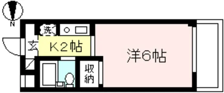 クレドール府中 3階階 間取り