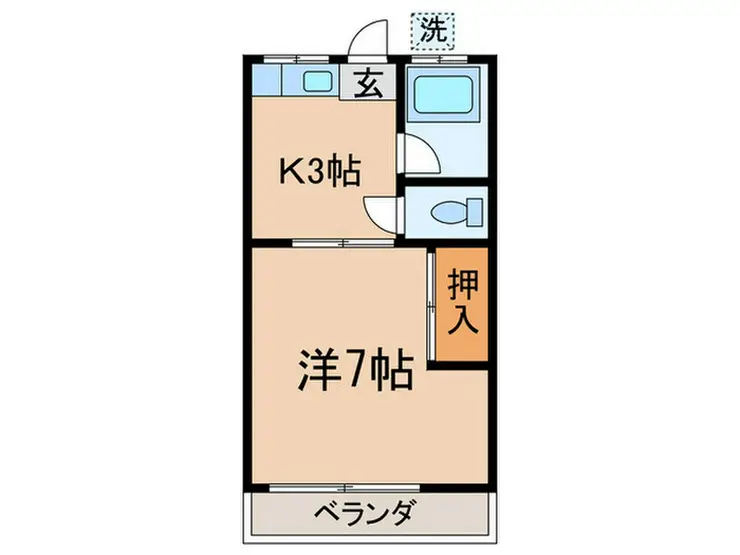 第二杉本荘 2階階 間取り