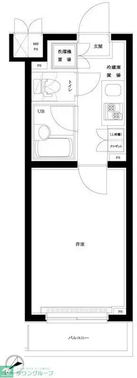 ルーブル蒲田南 5階階 間取り