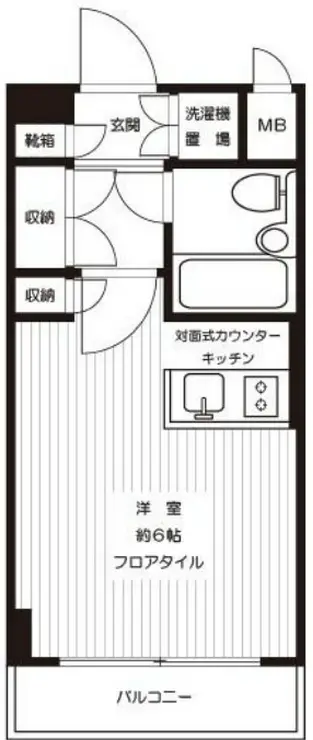 ワコーレ北千住 3階階 間取り