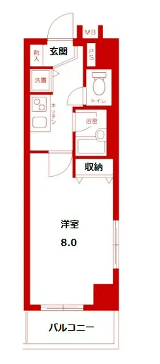 ベスト新丸子 9階階 間取り