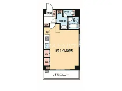 LE-PARC大塚(ワンルーム/4階)の間取り写真