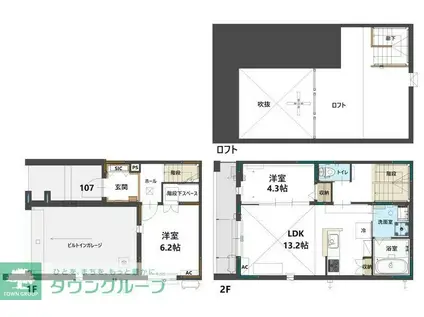 コステッラツィオーネ(2LDK/1階)の間取り写真