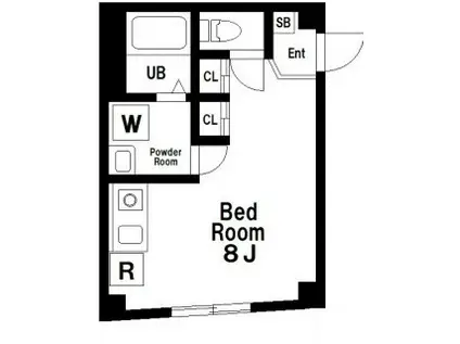 PREMIER TERRACE KAMATA(ワンルーム/3階)の間取り写真