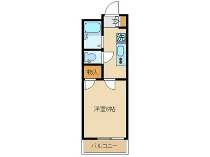 レオパレスTY ベルツリー44370(1K/1階)の間取り写真