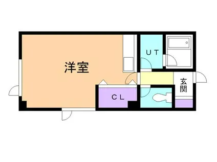 レジデンスニューブリーズ(ワンルーム/3階)の間取り写真