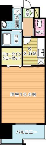 GRAN ESPACIO ASANO(1K/3階)の間取り写真