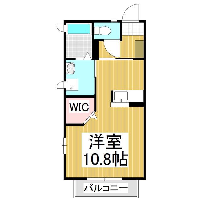 CASA FIGLIA(ワンルーム/1階)の間取り写真