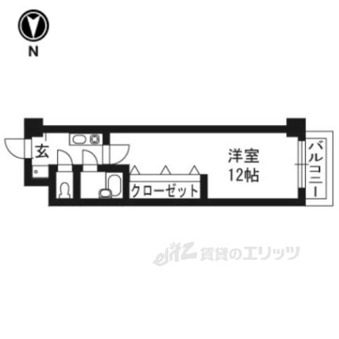ONK.36(1K/4階)の間取り写真
