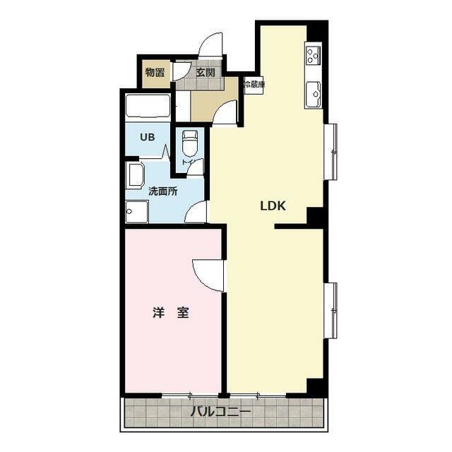 グランデュオ田園調布(1LDK/5階)の間取り写真