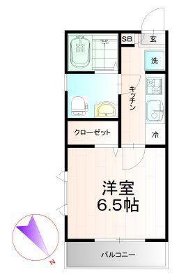 ピアコートTM田端(1K/4階)の間取り写真