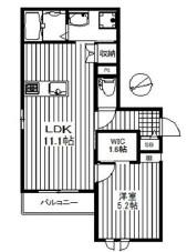 SUZUKAN RESIDENCE 下北沢(1LDK/2階)の間取り写真