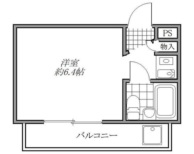 ジョイフル西荻窪(ワンルーム/2階)の間取り写真