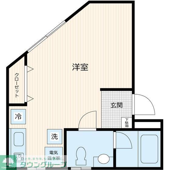 レガリア大泉学園(ワンルーム/2階)の間取り写真