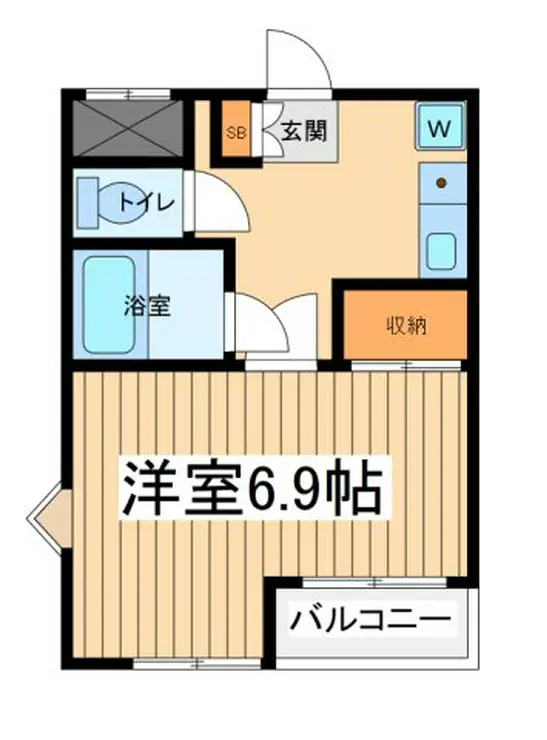 レイクトップ鶴川 2階階 間取り