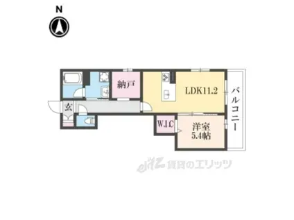 SHAMAISON RELAFORT(1LDK/3階)の間取り写真