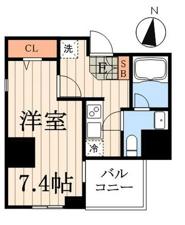 アイル秋葉原NORTH参番館 9階階 間取り