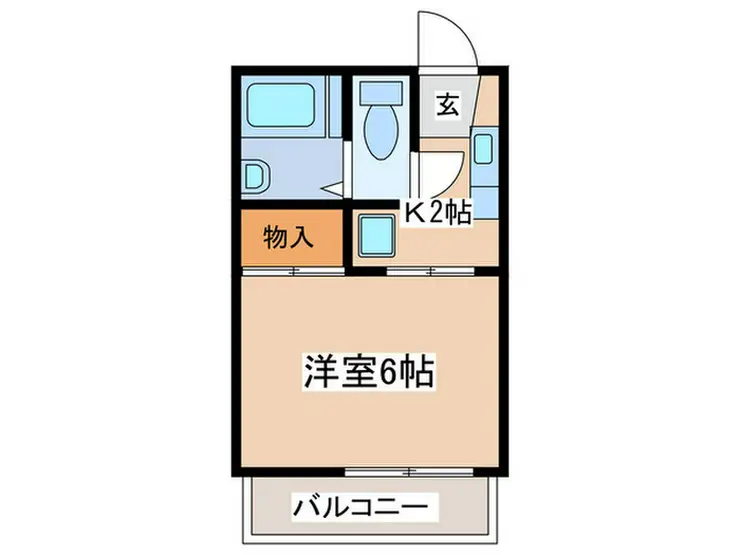 シャトル森野 1階階 間取り