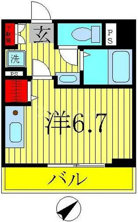 ヴランドール柏中央 4階階 間取り