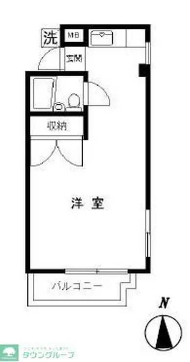 リープ新宿 2階階 間取り