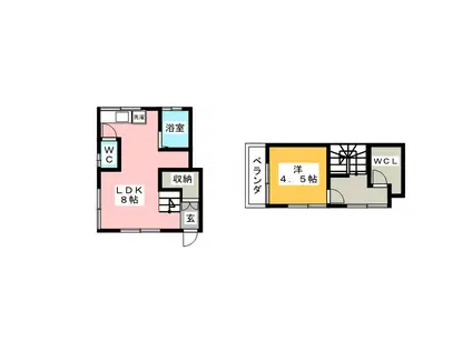 コーポ第1フクジュ(1LDK/1階)の間取り写真