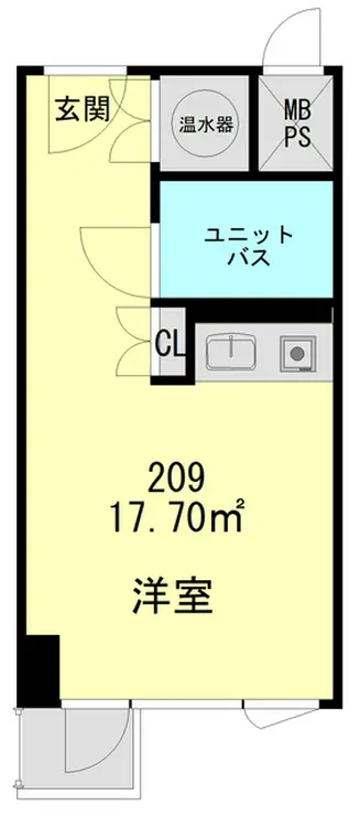 ローレル永田町 2階階 間取り