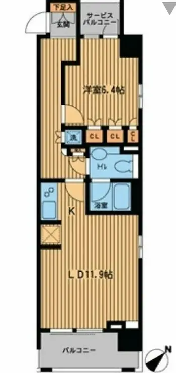 プライムアーバン日本橋横山町 5階階 間取り