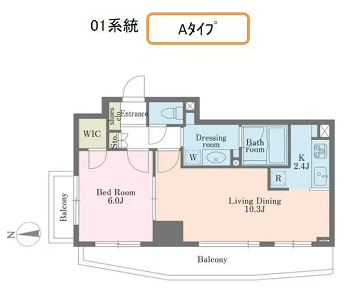 エクセレンシア駒込 10階階 間取り