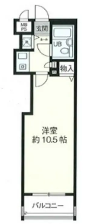 グリーンプラザ西亀有 4階階 間取り