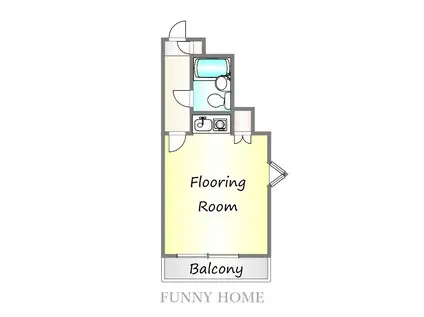 ST経堂(ワンルーム/3階)の間取り写真