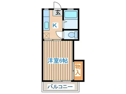 コーポ中沢(1K/3階)の間取り写真