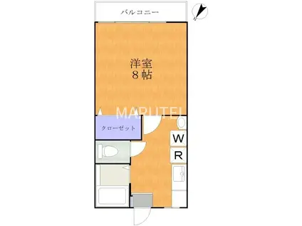 ジュネスMT(1K/1階)の間取り写真