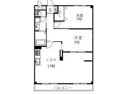タウンアローズ30(3LDK/2階)の間取り写真